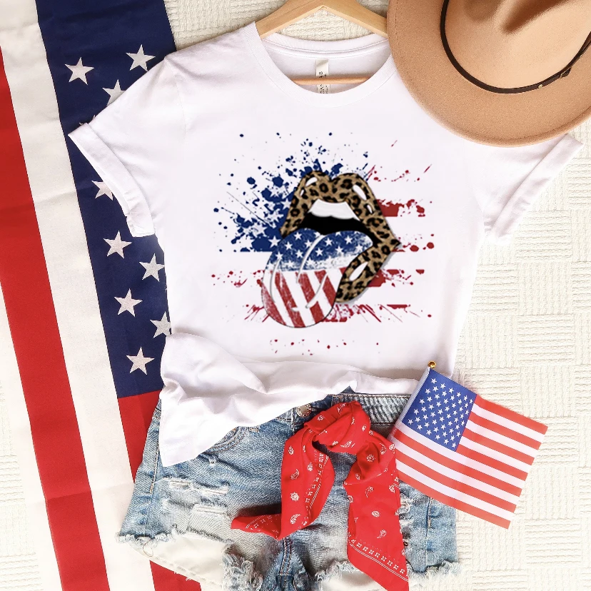 Sexy Lips 4thshirt Clothes Casual Summer Tee Fashion Women Clothing Leopard Print Tshirt Female Top Short Sleeve Graphic T-shirt
Sexy Lips 4thshirt Clothes Casual Summer Tee Fashion Women Clothing Leopard Print Tshirt Female Top Short Sleeve Graphic T-shirt