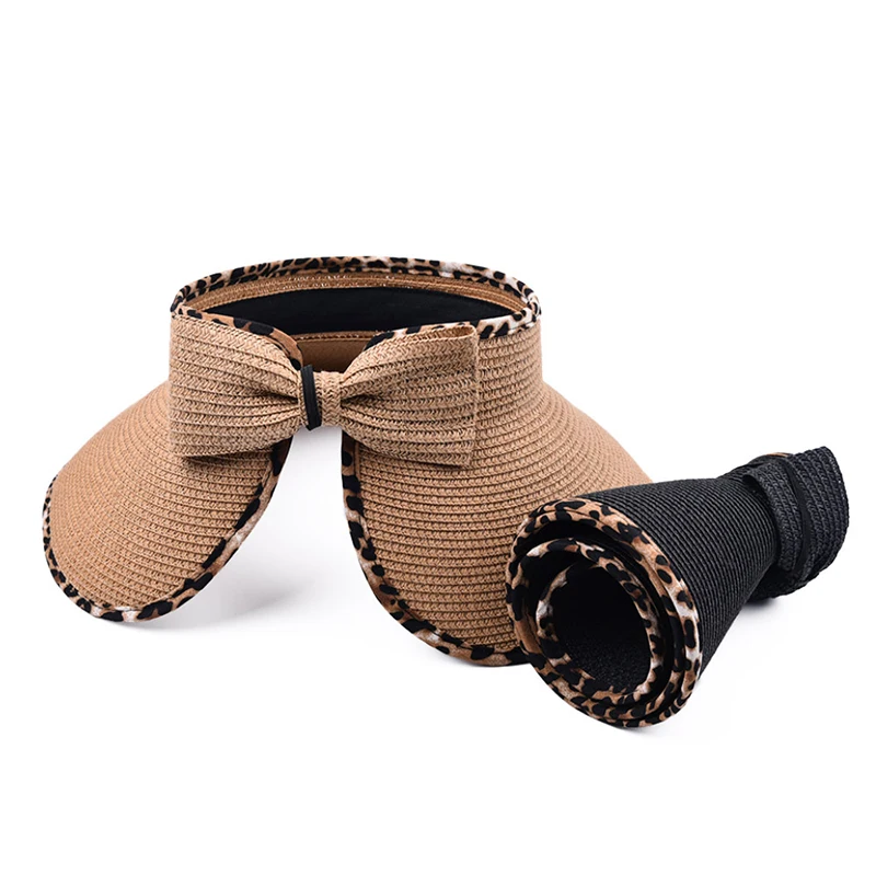 GOPLUS Straw Sun Visor Ladies Beach Woman Hats Summer Leopard Bow Tie Hat Wide Brim Hat Zonneklep Viceras Para Mujer C50210
GOPLUS Straw Sun Visor Ladies Beach Woman Hats Summer Leopard Bow Tie Hat Wide Brim Hat Zonneklep Viceras Para Mujer C50210