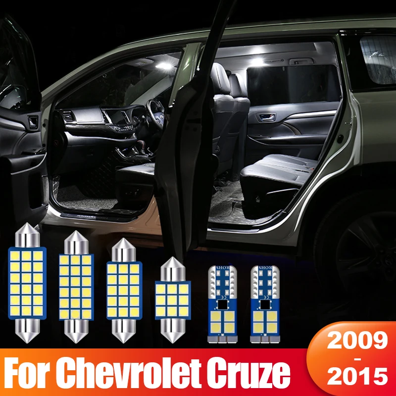 For Chevrolet Cruze 2009 2010 2011 2012 2013 2014 2015 6pcs T10 W5W Canbus Car LED Interior Reading Lamp Trunk Light Accessories
For Chevrolet Cruze 2009 2010 2011 2012 2013 2014 2015 6pcs T10 W5W Canbus Car LED Interior Reading Lamp Trunk Light Accessories
