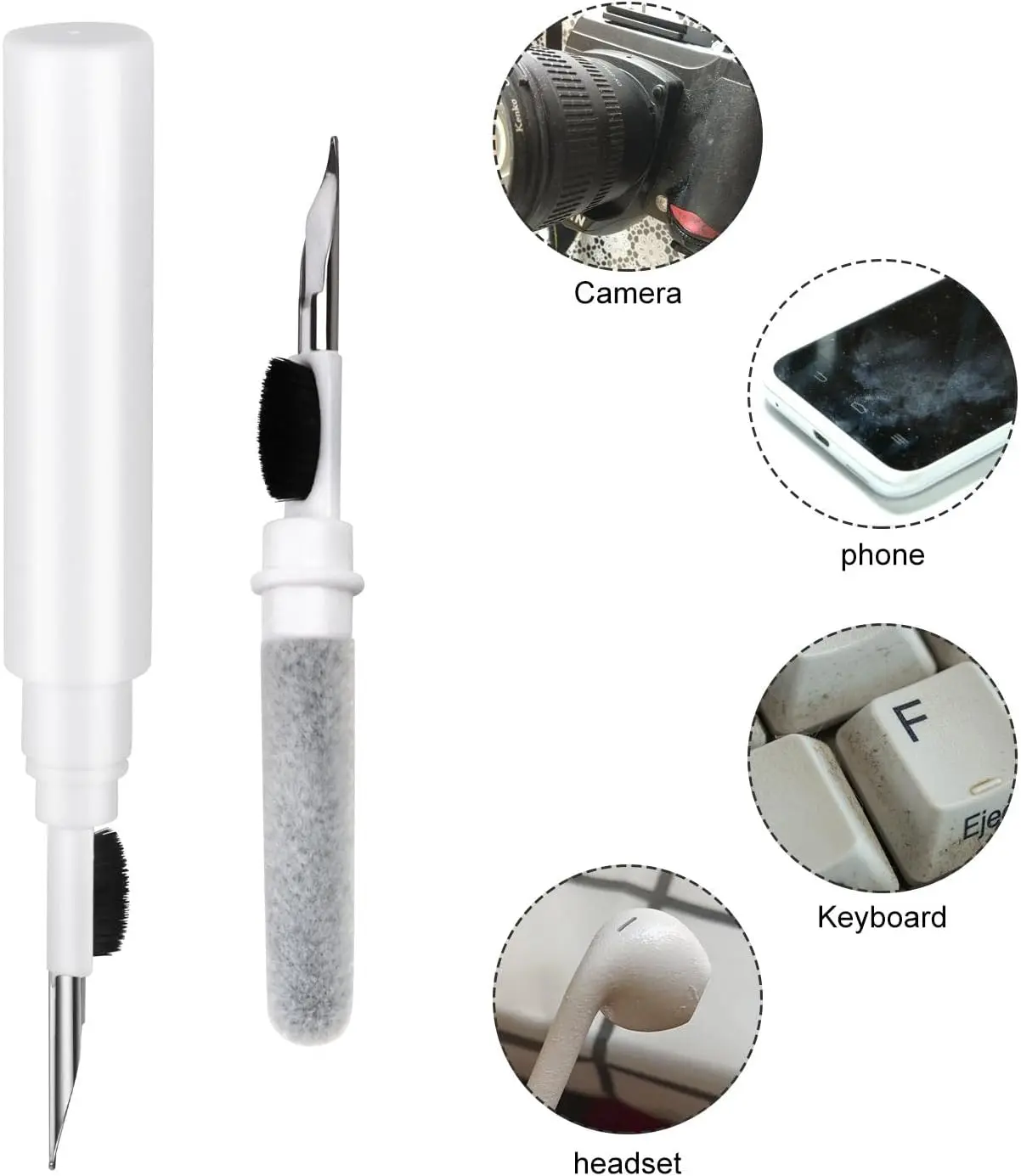 Bluetooth Headphones Cleaning Pen Cleaning Pen For Airpods Pro 1/2 Multifunctional Cleaning Kit Soft Brush For Bluetooth Headpho
Bluetooth Headphones Cleaning Pen Cleaning Pen For Airpods Pro 1/2 Multifunctional Cleaning Kit Soft Brush For Bluetooth Headpho