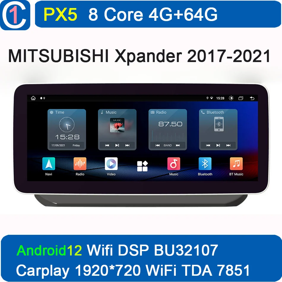 Автомобильный радиоприемник для Mitsubishi Xpander 2017 - 2021 Android, 2Din стереоприемник, Авторадио, мультимедийный плеер с GPS Навигатором, головное устройство, экран
Автомобильный радиоприемник для Mitsubishi Xpander 2017 - 2021 Android, 2Din стереоприемник, Авторадио, мультимедийный плеер с GPS Навигатором, головное устройство, экран