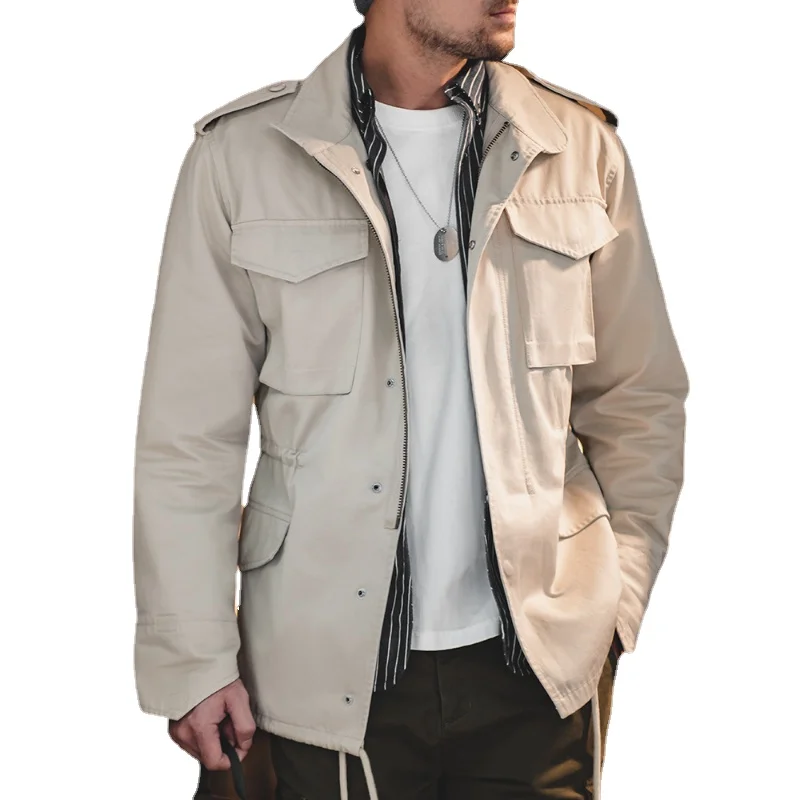 American Vintage M65 Field Jacket Ami Clicker Pocket Windbreaker Loose Tactical Jacket Men's Autumn
American Vintage M65 Field Jacket Ami Clicker Pocket Windbreaker Loose Tactical Jacket Men's Autumn