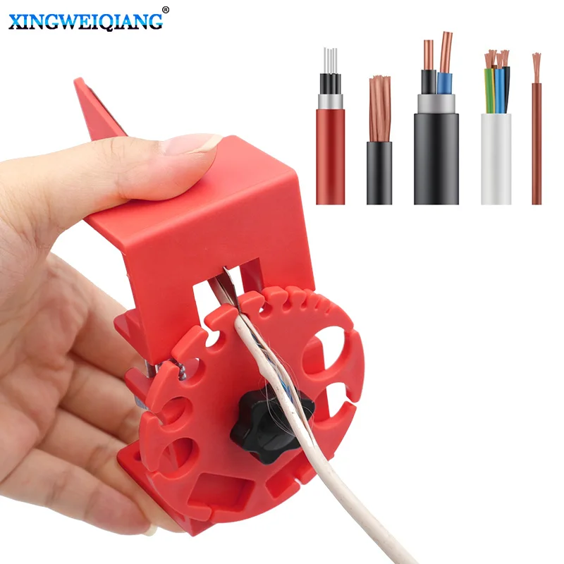 

Wire Stripper Quick Copper Electric Wire Demolisher Manual Stripping Clip Pliers Home Portable Cutting Crimping Tool