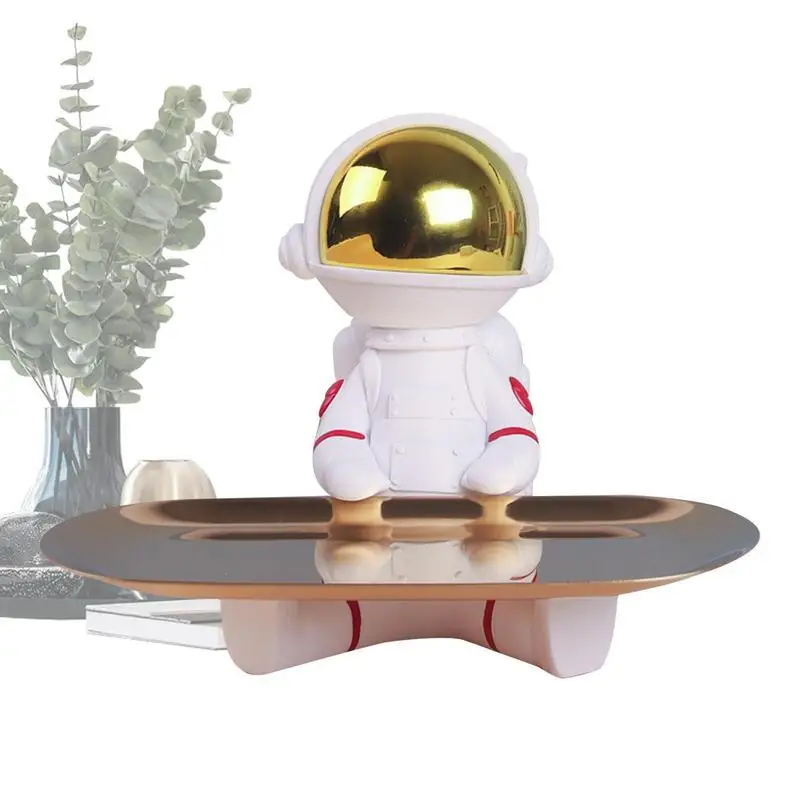 Jewelry Dish Tray Spaceman Statue Desk Storage Tray Decorative Spaceman Statue Table Gathering Tray For Coffee Table Decor
Jewelry Dish Tray Spaceman Statue Desk Storage Tray Decorative Spaceman Statue Table Gathering Tray For Coffee Table Decor