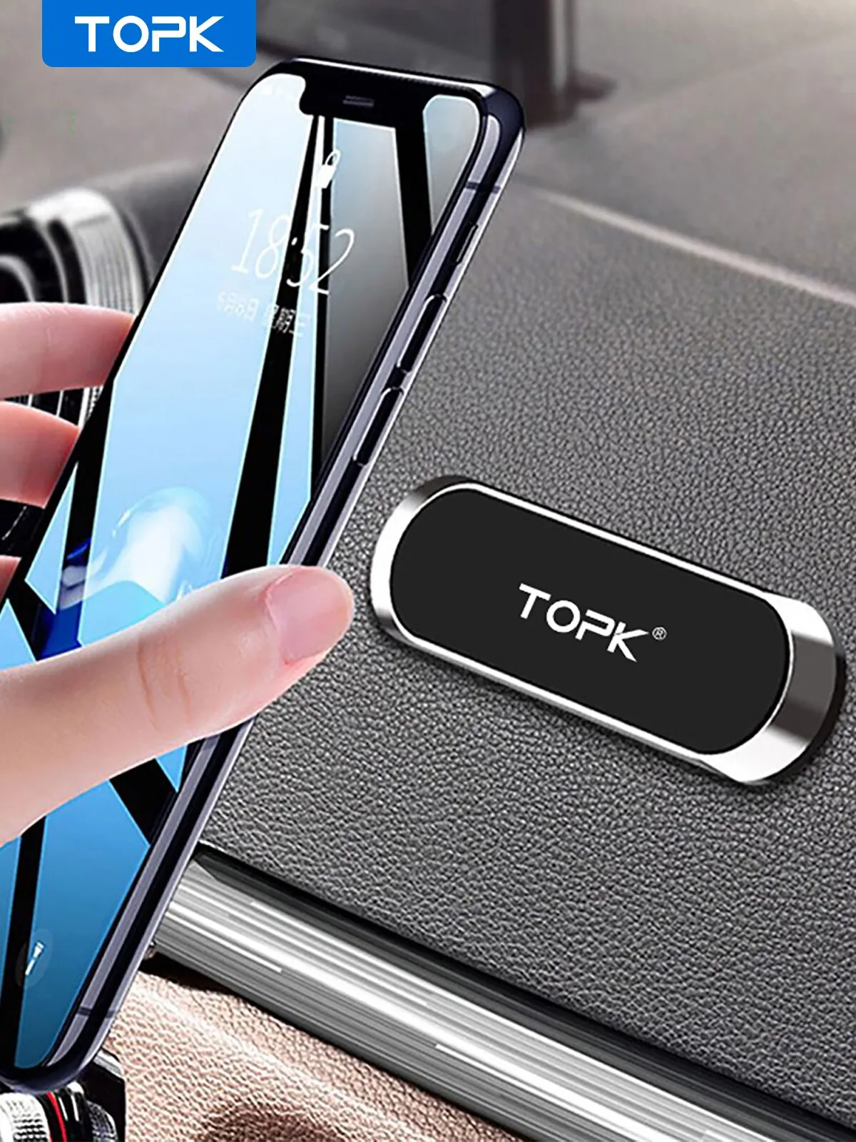 TOPK Универсальный Металлический Магнитный Держатель Для Телефона Автомобильное Крепление Для iPhone 14 Сильная Поддержка GPS...
TOPK Универсальный Металлический Магнитный Держатель Для Телефона Автомобильное Крепление Для iPhone 14 Сильная Поддержка GPS...