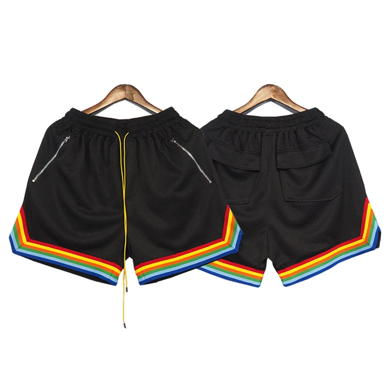 MEN SHORTS RHUDE COURT LOGO IN BLACK NYLON MESH DRAWSTRING ZIPPER2 Back Flap Pockets
MEN SHORTS RHUDE COURT LOGO IN BLACK NYLON MESH DRAWSTRING ZIPPER2 Back Flap Pockets