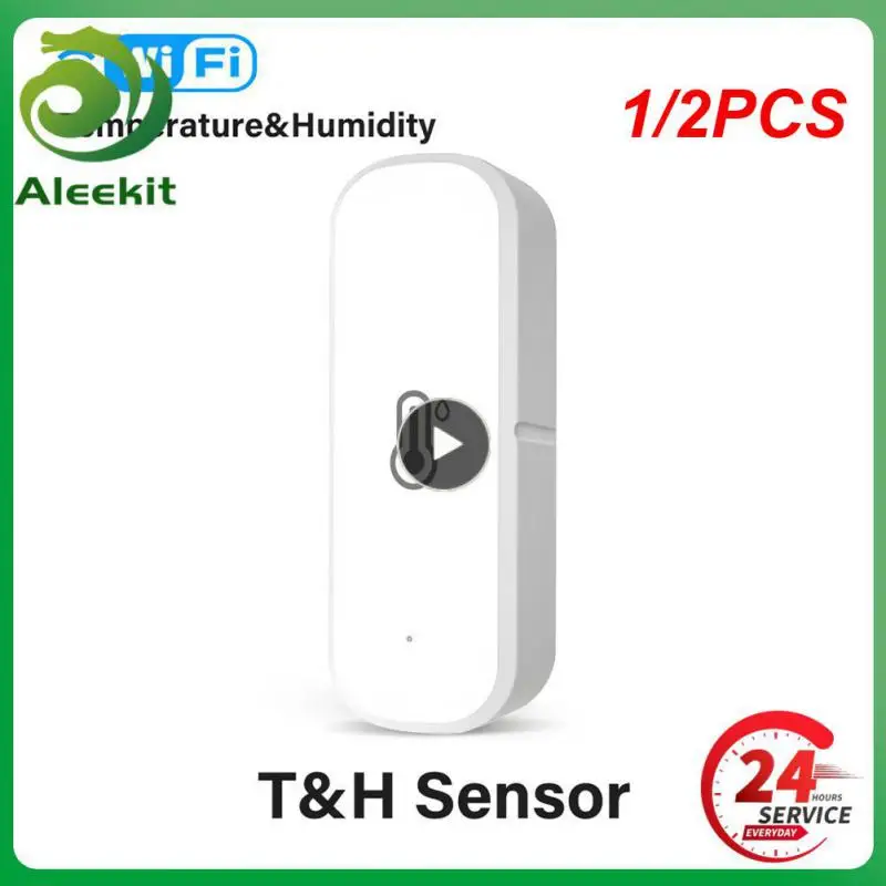 1/2PCS Wifi Tuya Smart Temperature And Humidity Sensor Indoor Hygrometer Thermometer Remote Group Vioce Control Alexa And
1/2PCS Wifi Tuya Smart Temperature And Humidity Sensor Indoor Hygrometer Thermometer Remote Group Vioce Control Alexa And