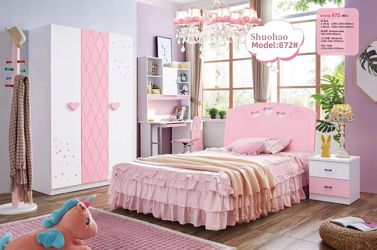 kids bedroom furniture set children bed full bedroom set with mattress and wardrobe
kids bedroom furniture set children bed full bedroom set with mattress and wardrobe