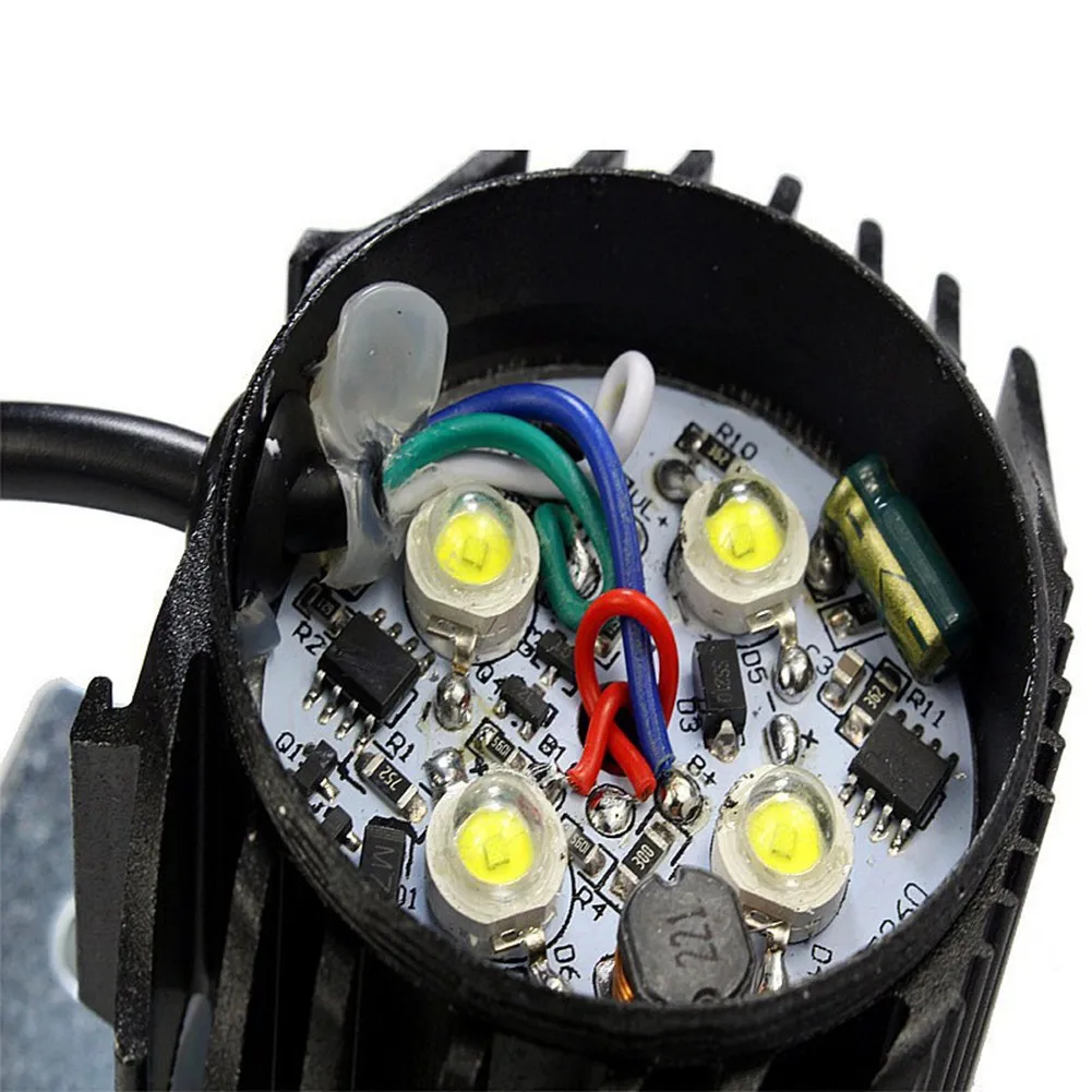 Electric Bicycle Ebike LED Headlight 36-48V Waterproof 4 Lights With Horn Waterproof Shockproof Spotlight EBike Accessories
Electric Bicycle Ebike LED Headlight 36-48V Waterproof 4 Lights With Horn Waterproof Shockproof Spotlight EBike Accessories