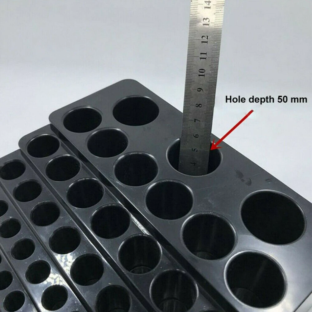 Accessories Drill Organizer Durable Tools Professional Storage Box Holder Practical Milling Cutter Multi Hole Detachable Home 
Accessories Drill Organizer Durable Tools Professional Storage Box Holder Practical Milling Cutter Multi Hole Detachable Home