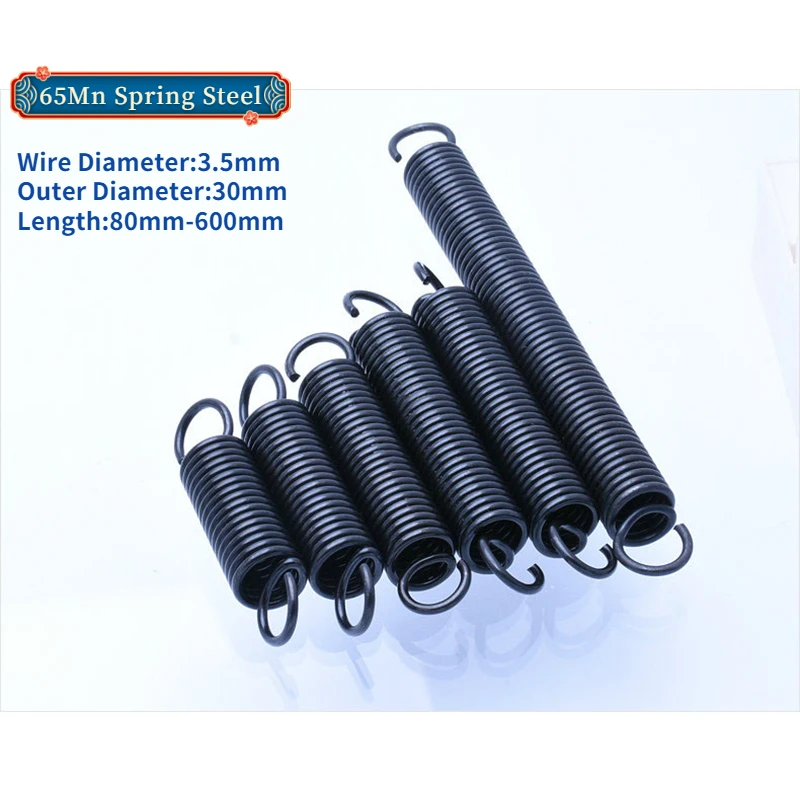 65Mn Spring Steel Open Hook Tension Spring Pullback Spring Coil Extension Spring Draught Spring Wire Diameter 3.5mm OD 30mm
65Mn Spring Steel Open Hook Tension Spring Pullback Spring Coil Extension Spring Draught Spring Wire Diameter 3.5mm OD 30mm