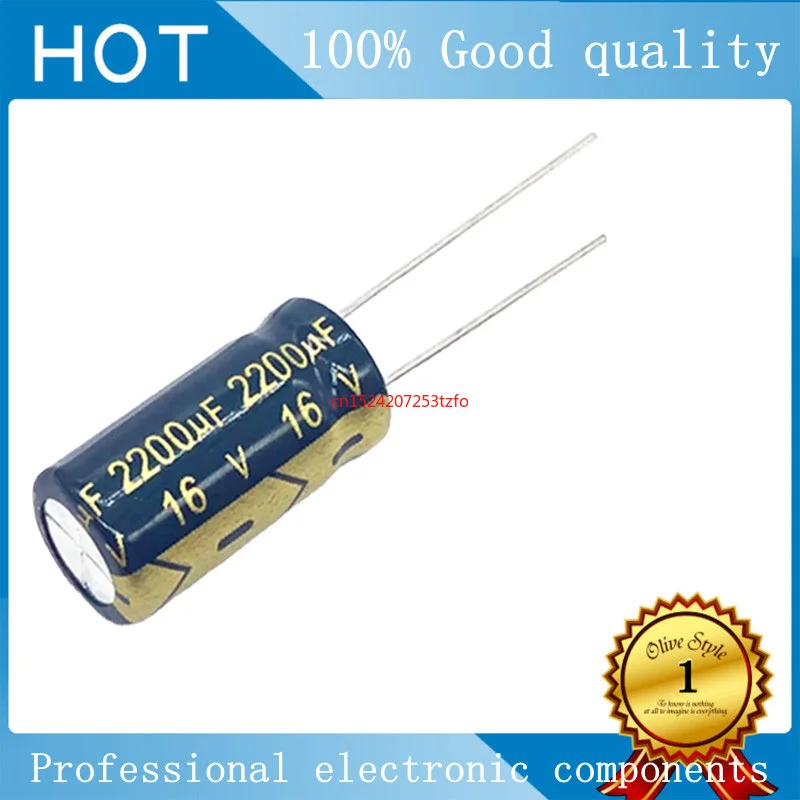 5 - 100pcs/lot H202 2200uf 16V Low ESR/Impedance high frequency aluminum electrolytic capacitor size 10*20 16v 2200uf 20% 
5 - 100pcs/lot H202 2200uf 16V Low ESR/Impedance high frequency aluminum electrolytic capacitor size 10*20 16v 2200uf 20%