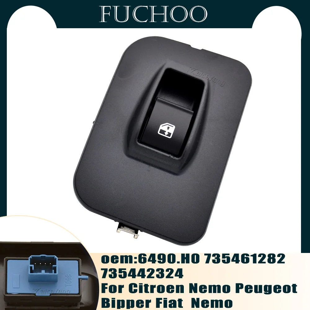 Hight Quality For Fiat Fiorino Doblo Qubo Peugeot Bipper Citroen Nemo Kasten Electric Window Control Switch Button 6490.H0
Hight Quality For Fiat Fiorino Doblo Qubo Peugeot Bipper Citroen Nemo Kasten Electric Window Control Switch Button 6490.H0
