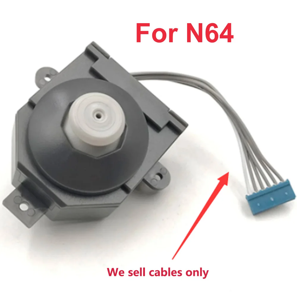 10PCS 6PIN 3D joystick Analog Stick Joystick socket cable for N64 Controller joystick Repair Parts
10PCS 6PIN 3D joystick Analog Stick Joystick socket cable for N64 Controller joystick Repair Parts