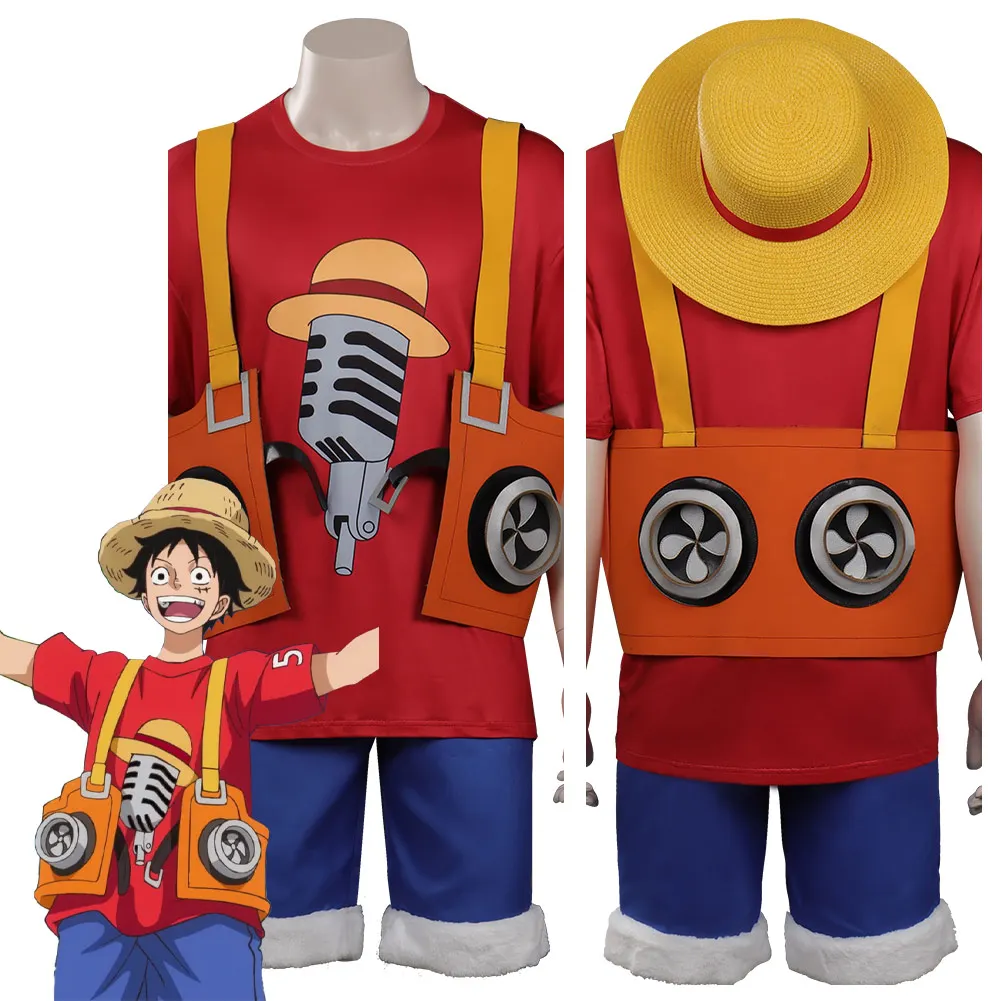One Piece Film Red 2022 Monkey D. Luffy Cosplay Costume Outfits Halloween Carnival Suit
One Piece Film Red 2022 Monkey D. Luffy Cosplay Costume Outfits Halloween Carnival Suit