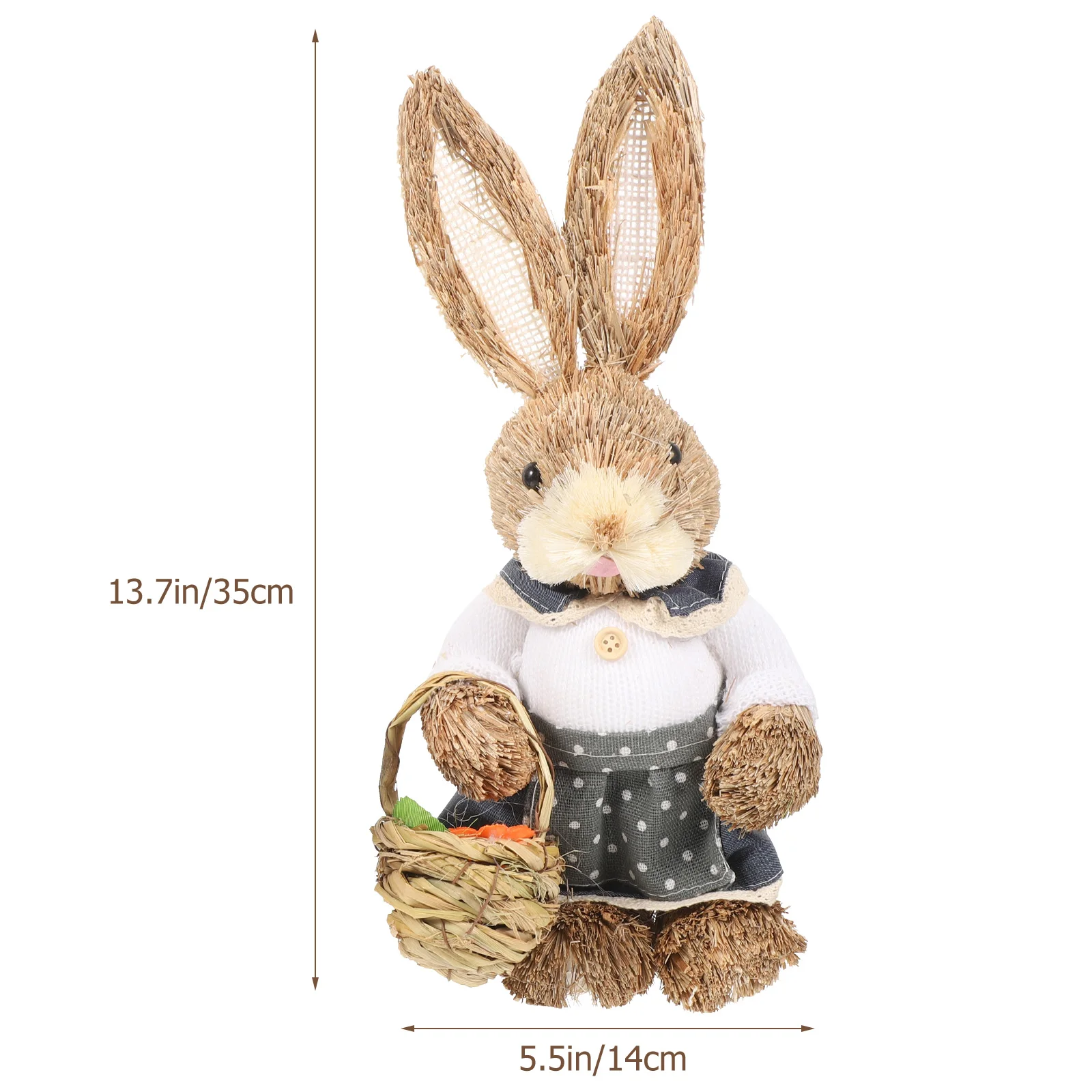 2 Pcs Easter Straw Bunny Miniature Garden Figurines Hand Woven Rabbit Ornament Decor Desktop Small Model Decoration Sisal
2 Pcs Easter Straw Bunny Miniature Garden Figurines Hand Woven Rabbit Ornament Decor Desktop Small Model Decoration Sisal
