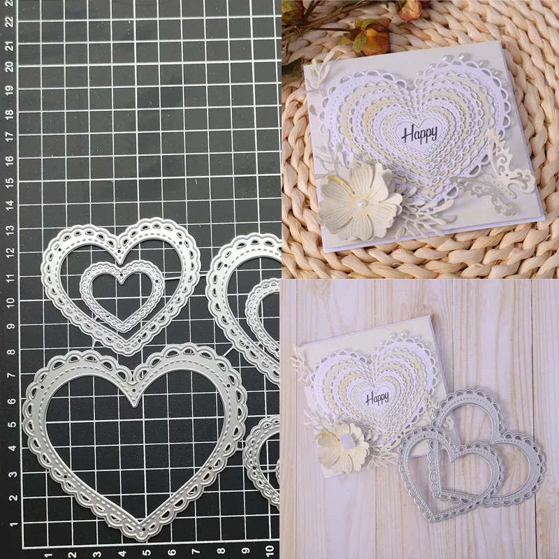 Metal Cutting Dies Cut Mold Heart Background Decoration Scrapbook Paper Craft Knife Mould Blade Punch Stencils
Metal Cutting Dies Cut Mold Heart Background Decoration Scrapbook Paper Craft Knife Mould Blade Punch Stencils