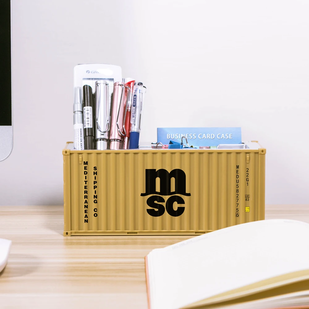 Large Capacity Desktop Pen Holder Original Shipping Container Pencil Organizer Multifunctional Office Stationery Storage Box
Large Capacity Desktop Pen Holder Original Shipping Container Pencil Organizer Multifunctional Office Stationery Storage Box
