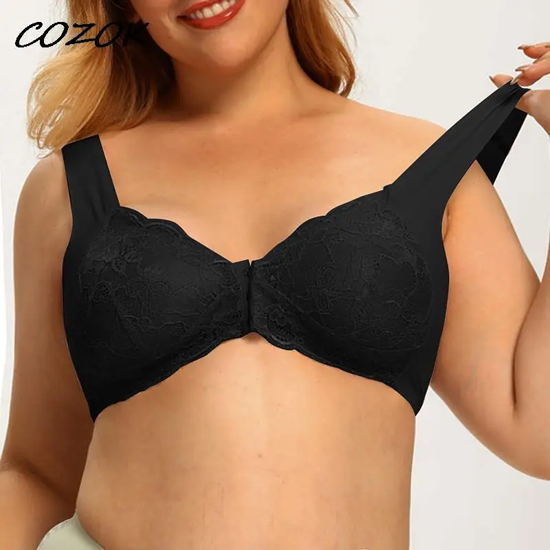 COZOK Plus Size Underwear Large Bras Sexy Bralette Crop Top Push Up 6XL Seamless Sexy No Wire Front Closure Brassiere Lingerie
COZOK Plus Size Underwear Large Bras Sexy Bralette Crop Top Push Up 6XL Seamless Sexy No Wire Front Closure Brassiere Lingerie