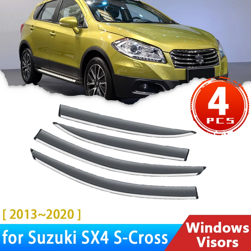 Deflectors for Suzuki SX4 S-Cross GL JY 2014~2021 2015 Accessories Car Window Visors Rain Eyebrow Guards Wind Smoke Windscreens
Deflectors for Suzuki SX4 S-Cross GL JY 2014~2021 2015 Accessories Car Window Visors Rain Eyebrow Guards Wind Smoke Windscreens