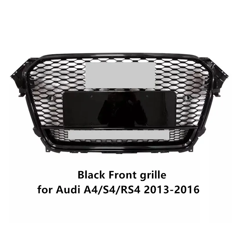 Body Parts ABS Material Black Front Bumper Grille Racing Grill For Audi A4/S4/RS4 2013-2016 Upgrade RS4 Style with Quattro
Body Parts ABS Material Black Front Bumper Grille Racing Grill For Audi A4/S4/RS4 2013-2016 Upgrade RS4 Style with Quattro