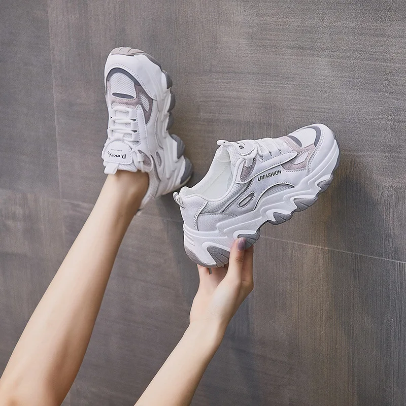 Women Shoes 2021 Summer Lace Up Platform Sneakers Ladies Mesh Breathable Wedge Running Shoes Women Comfort Casual Sport Shoes
Women Shoes 2021 Summer Lace Up Platform Sneakers Ladies Mesh Breathable Wedge Running Shoes Women Comfort Casual Sport Shoes