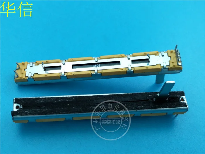 2 шт. 75 мм SC6080GH для Yamaha BEHRINGER G503 Fader потенциометр/миксер Slide Fader Double Potentiometer G503 50K 2 + 4pin
2 шт. 75 мм SC6080GH для Yamaha BEHRINGER G503 Fader потенциометр/миксер Slide Fader Double Potentiometer G503 50K 2 + 4pin