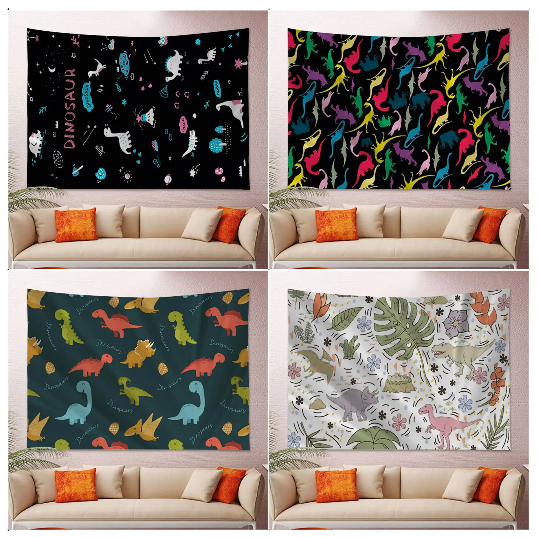 Cartoon Dinosaur Anime Tapestry Hippie Flower Wall Carpets Dorm Decor Kawaii Room Decor
Cartoon Dinosaur Anime Tapestry Hippie Flower Wall Carpets Dorm Decor Kawaii Room Decor