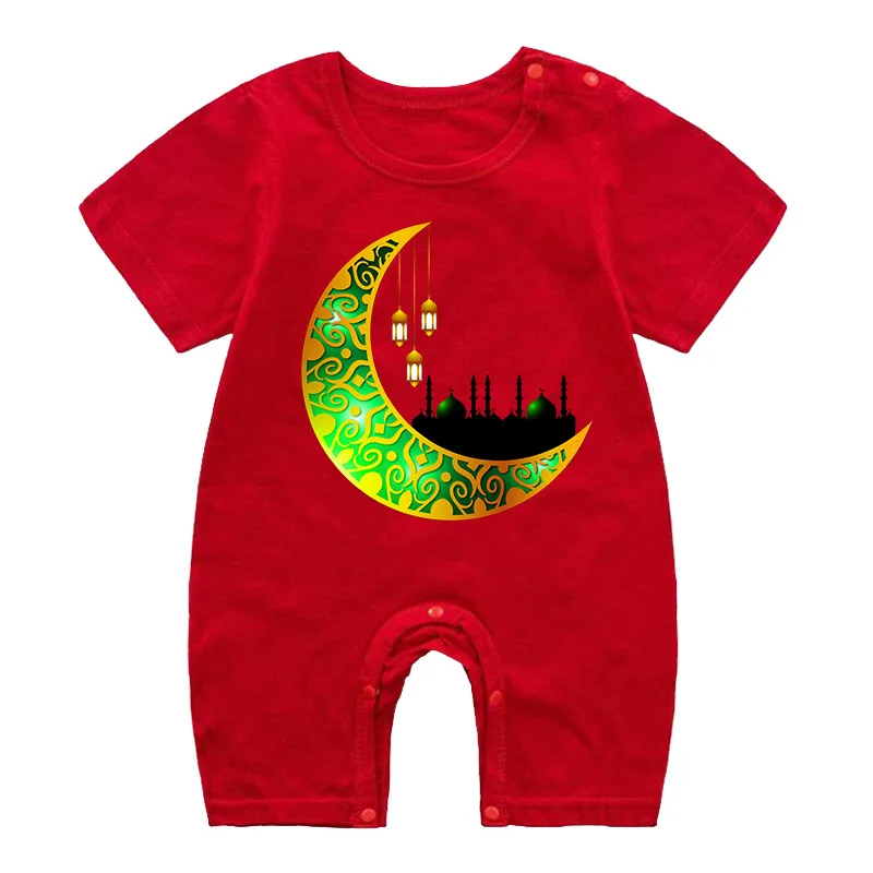 Ramadan Eid Mubarak Clothes Baby Boys Short Sleeve Bodysuit Babies One Piece Romper Girls jumpsuit Eid Al Adha Favor Kareem Gift
Ramadan Eid Mubarak Clothes Baby Boys Short Sleeve Bodysuit Babies One Piece Romper Girls jumpsuit Eid Al Adha Favor Kareem Gift