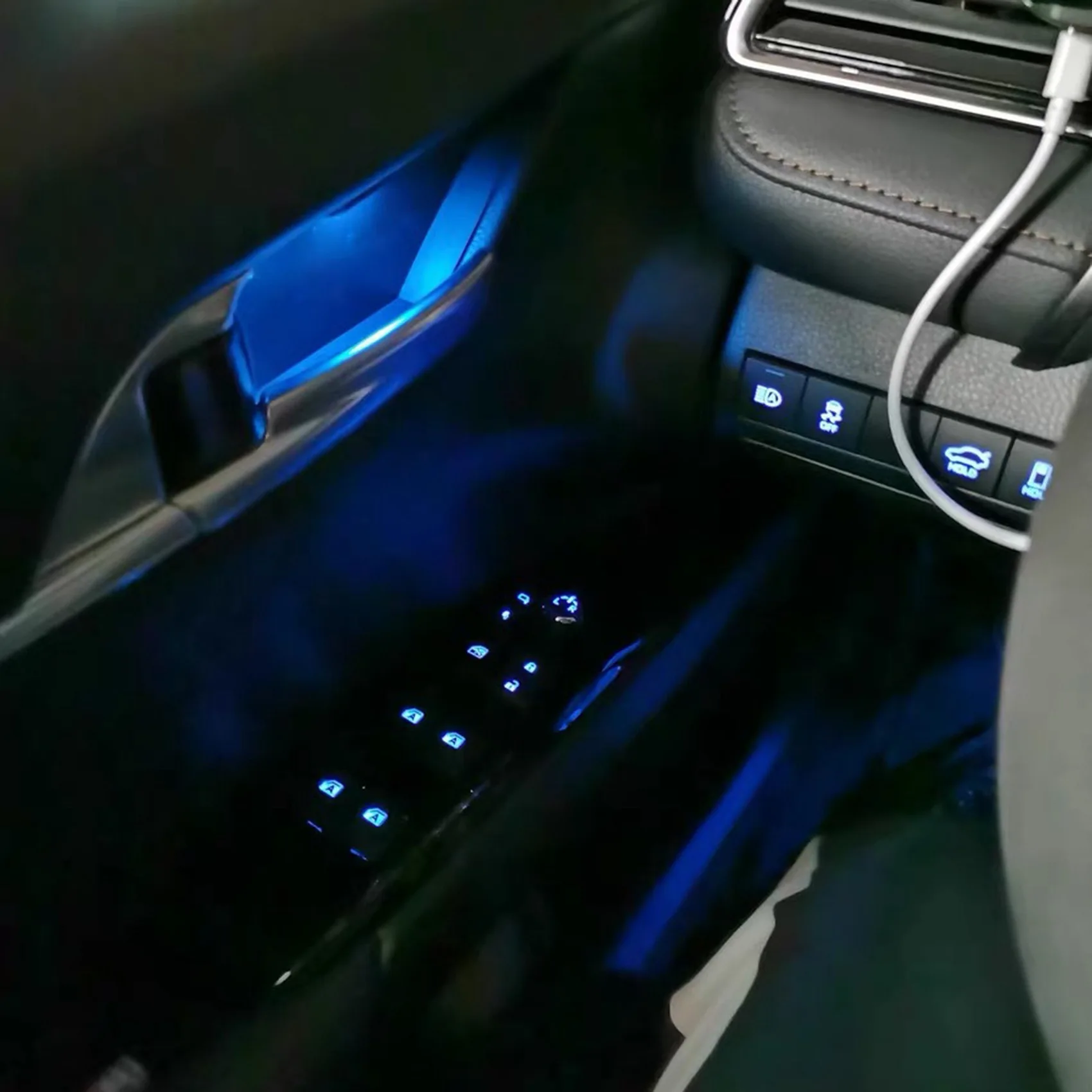 Для Toyota Camry 2018-2022, подлокотник для двери, атмосфера, Женская интерьерная модель, голубая рамка для ручки дверной чаши
Для Toyota Camry 2018-2022, подлокотник для двери, атмосфера, Женская интерьерная модель, голубая рамка для ручки дверной чаши