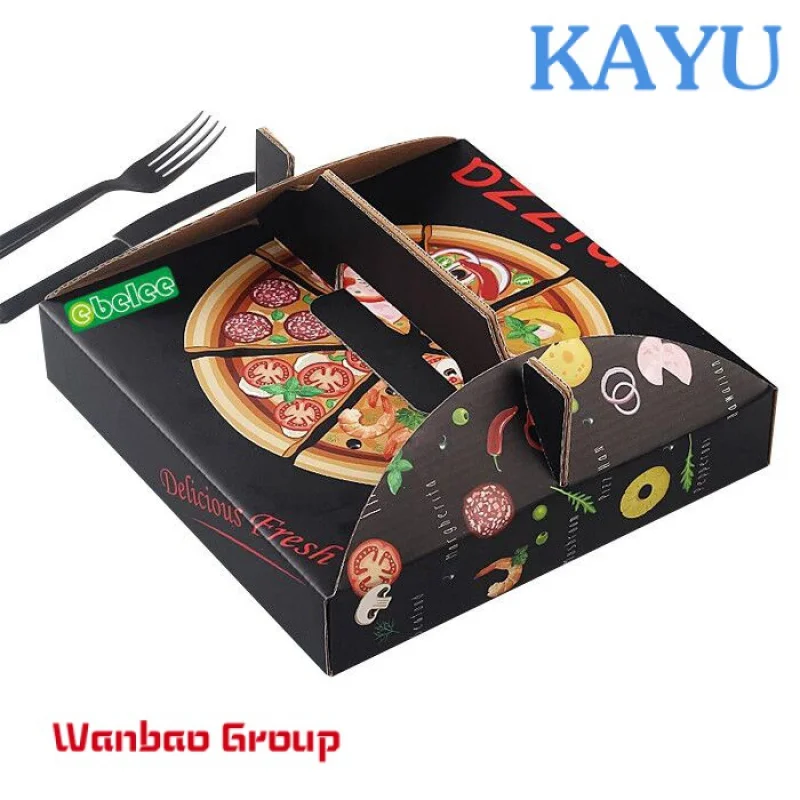 Wholesale E flute Take Away Black Custom Print Pizza Boxes Fast Food Carton Pizza Packaging Box 12inch
Wholesale E flute Take Away Black Custom Print Pizza Boxes Fast Food Carton Pizza Packaging Box 12inch