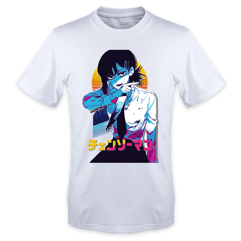 Chainsaw Man Summer Male Tshirts Denji Pochita 2023 Hot Japan Anime T-Shirt Round Neck Hip Hop Tops Loose Camisetas 
Chainsaw Man Summer Male Tshirts Denji Pochita 2023 Hot Japan Anime T-Shirt Round Neck Hip Hop Tops Loose Camisetas