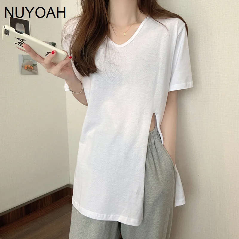 Футболка женская свободного покроя из чистого хлопка, с коротким рукавом
Футболка женская свободного покроя из чистого хлопка, с коротким рукавом