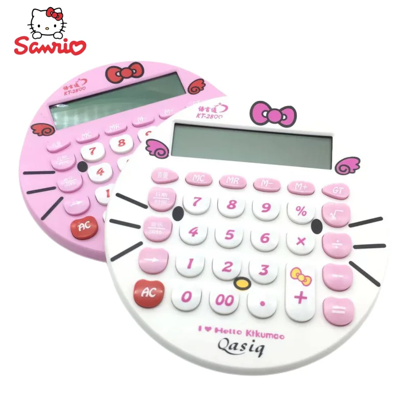 Sanrio Anime Peripheral Kawaii Cartoon Hello Kitty Voice Calculator Creative Round Computer Holiday Stationery Gift Wholesale
Sanrio Anime Peripheral Kawaii Cartoon Hello Kitty Voice Calculator Creative Round Computer Holiday Stationery Gift Wholesale