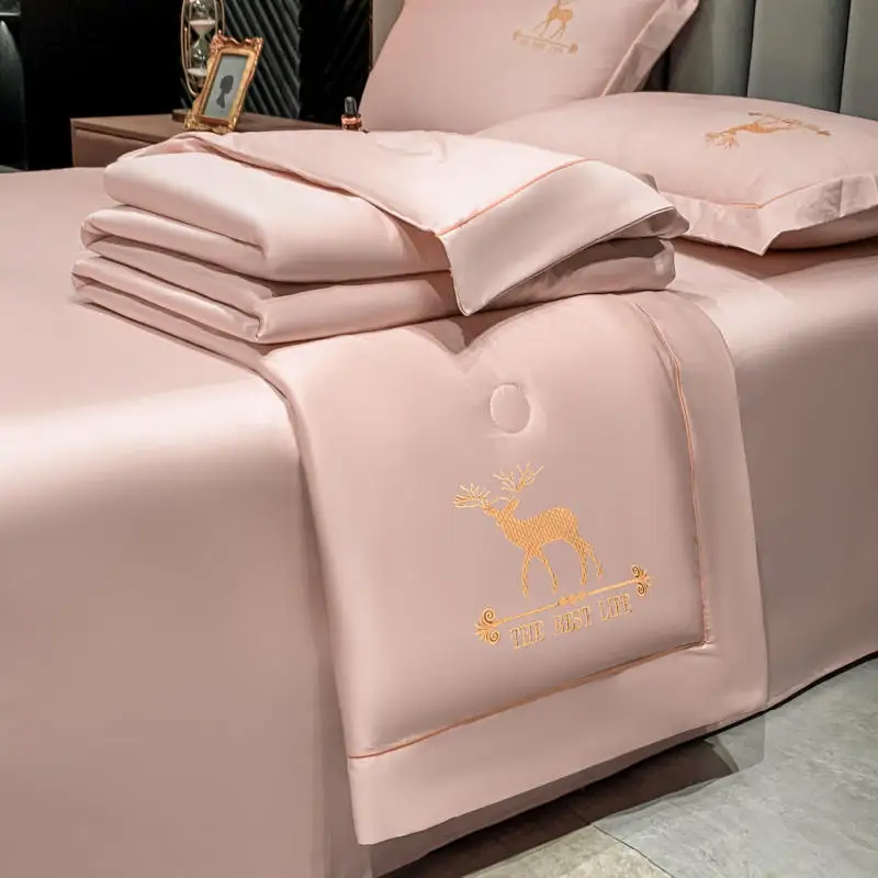 Gold Sika Deer Embroidery Summer Air Conditioning Duvet/Quilt Office Nap Throw Blanket Soft Thin Comforter Pink Bedding 2022
Gold Sika Deer Embroidery Summer Air Conditioning Duvet/Quilt Office Nap Throw Blanket Soft Thin Comforter Pink Bedding 2022