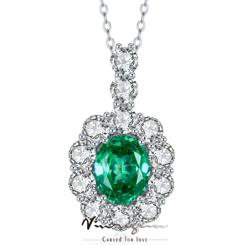 Vinregem White Gold 8*10MM Sapphire Gemstones Pendant Necklaces For Women Anniversary Gift 925 Sterling Silver Jewelry Wholesale
Vinregem White Gold 8*10MM Sapphire Gemstones Pendant Necklaces For Women Anniversary Gift 925 Sterling Silver Jewelry Wholesale