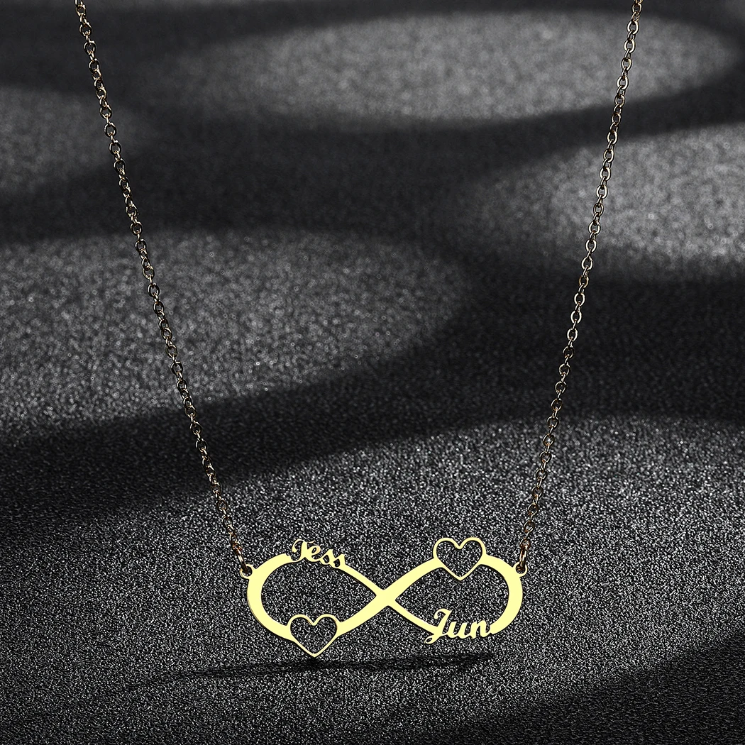 LUKATU Customized Name Infinity Love Necklaces Pendants For Women Personalized Double Name Choker Chain Couple Anniversary Gift
LUKATU Customized Name Infinity Love Necklaces Pendants For Women Personalized Double Name Choker Chain Couple Anniversary Gift