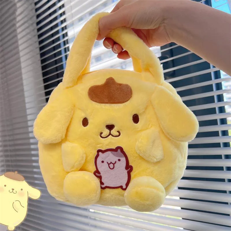 Sanrio My Melody Plushie Doll Handbags Cartoon Kuromi Handbag Anime Cinnamoroll Soft Stuffed Messenger Bag Kid Birthday Gifts
Sanrio My Melody Plushie Doll Handbags Cartoon Kuromi Handbag Anime Cinnamoroll Soft Stuffed Messenger Bag Kid Birthday Gifts