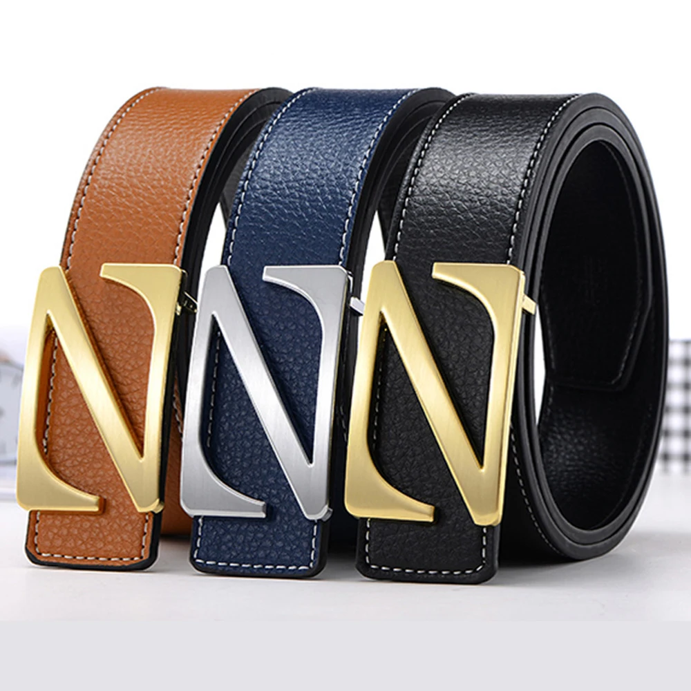 Mens Belts Luxury Letter Design Split Leather Korean Fashion Belt for Teenager Stripe High Quality Branded Belt for Male
Mens Belts Luxury Letter Design Split Leather Korean Fashion Belt for Teenager Stripe High Quality Branded Belt for Male