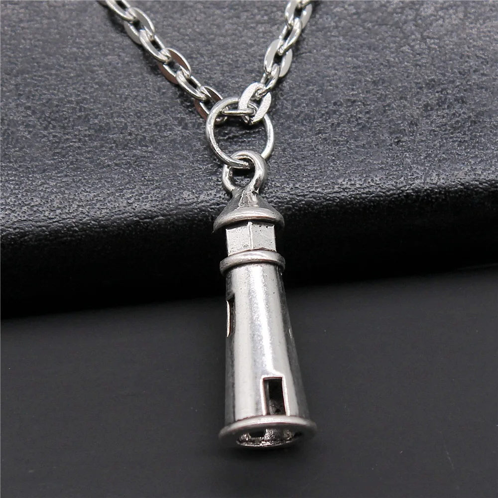 Simple Fashion Vintage 2 Colors 25x8mm Lighthouse Pendant Necklace Jewelry For Women
Simple Fashion Vintage 2 Colors 25x8mm Lighthouse Pendant Necklace Jewelry For Women