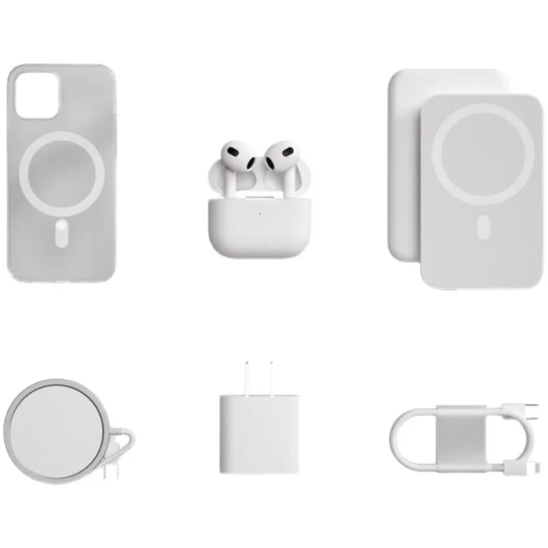 Набор аксессуаров для Apple AirPods Pro, комплект из четырех/пяти/шести предметов в подарочной коробке для Iphone 13 Pro Max, с беспроводной зарядкой, iPhone 12,...
Набор аксессуаров для Apple AirPods Pro, комплект из четырех/пяти/шести предметов в подарочной коробке для Iphone 13 Pro Max, с беспроводной зарядкой, iPhone 12,...