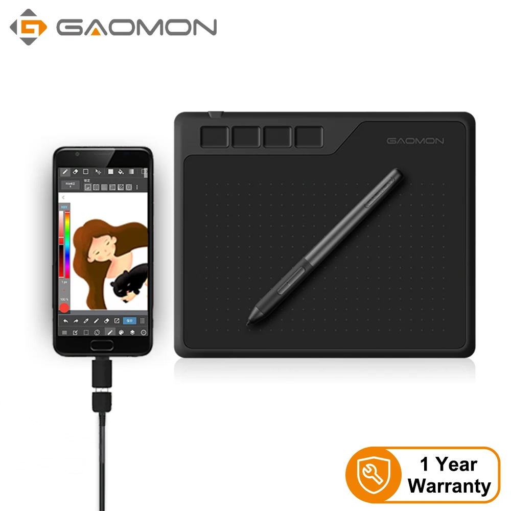 GAOMON S620 6.5 x 4" Digital Graphic Tablet for Drawing Painting&ampGame OSU 8192 Level Pen Support Android/Windows/Mac OS - купить по