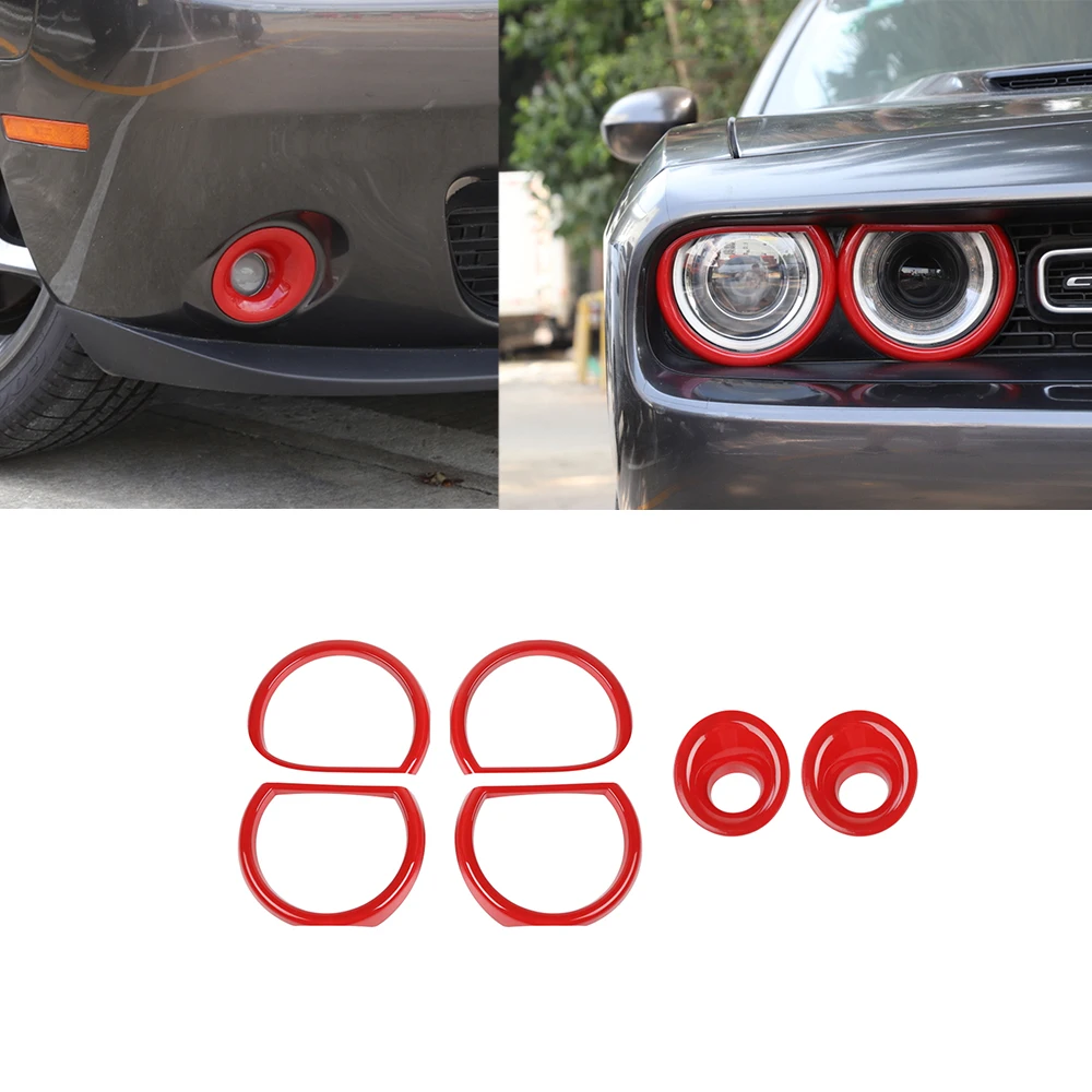 Car Front Fog Headlight Decoration Cover for Dodge Challenger 2015 2016 2017 2018 2019 2020 2021 2022 Car Exterior Accessories
Car Front Fog Headlight Decoration Cover for Dodge Challenger 2015 2016 2017 2018 2019 2020 2021 2022 Car Exterior Accessories