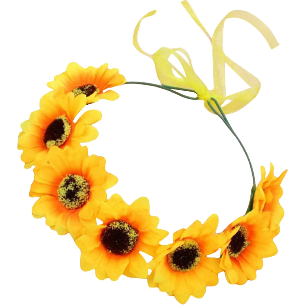 Hair Headband Flower Headpiece Floral Sunflower Wreath Band Wedding Headbands Garland Bridal Woman Festival Girls Party Birthday
Hair Headband Flower Headpiece Floral Sunflower Wreath Band Wedding Headbands Garland Bridal Woman Festival Girls Party Birthday