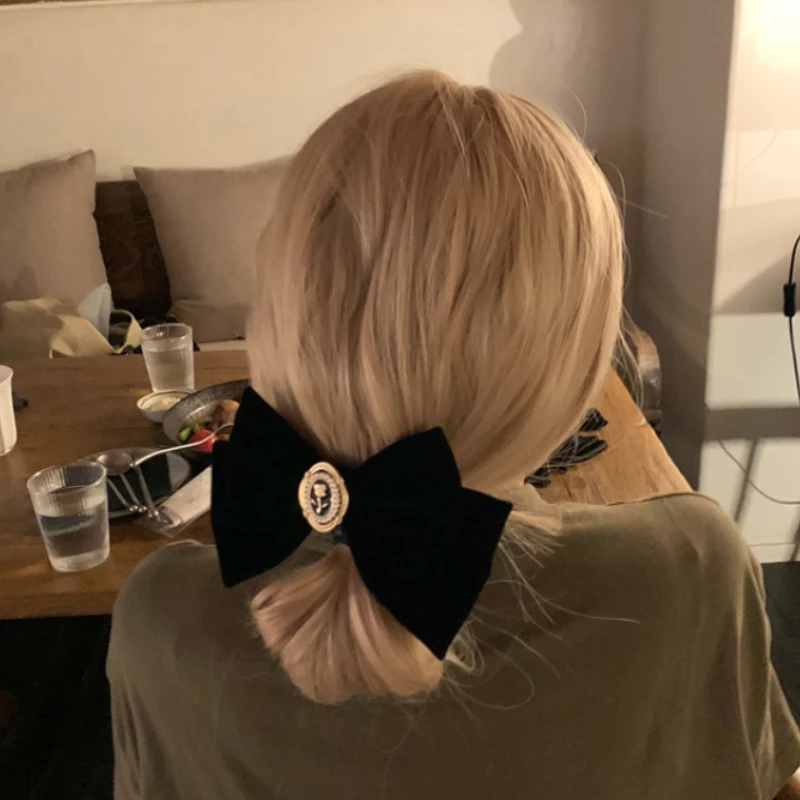 Black Bowknot Hairgrip Fashion Elegant Women Hairpin Pearl Rose Hair Ribbons Hair Ornaments Girl Headwear Gift Hair Accessories
Black Bowknot Hairgrip Fashion Elegant Women Hairpin Pearl Rose Hair Ribbons Hair Ornaments Girl Headwear Gift Hair Accessories