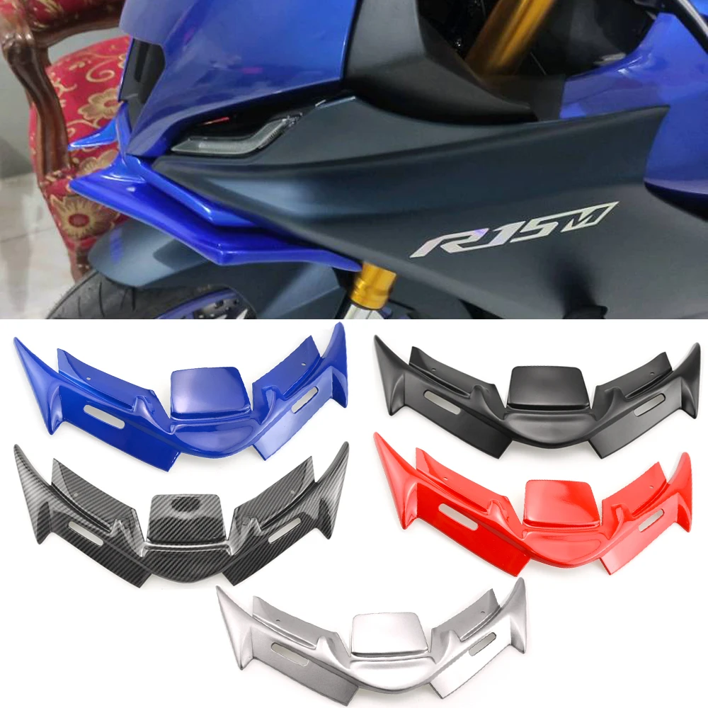Motorcycle Accessories for Yamaha YZF R15 V4 Winglet Front Fairing Aerodynamic Wing Cover Protector Guard R15M 2021 2022 Carbon
Motorcycle Accessories for Yamaha YZF R15 V4 Winglet Front Fairing Aerodynamic Wing Cover Protector Guard R15M 2021 2022 Carbon
