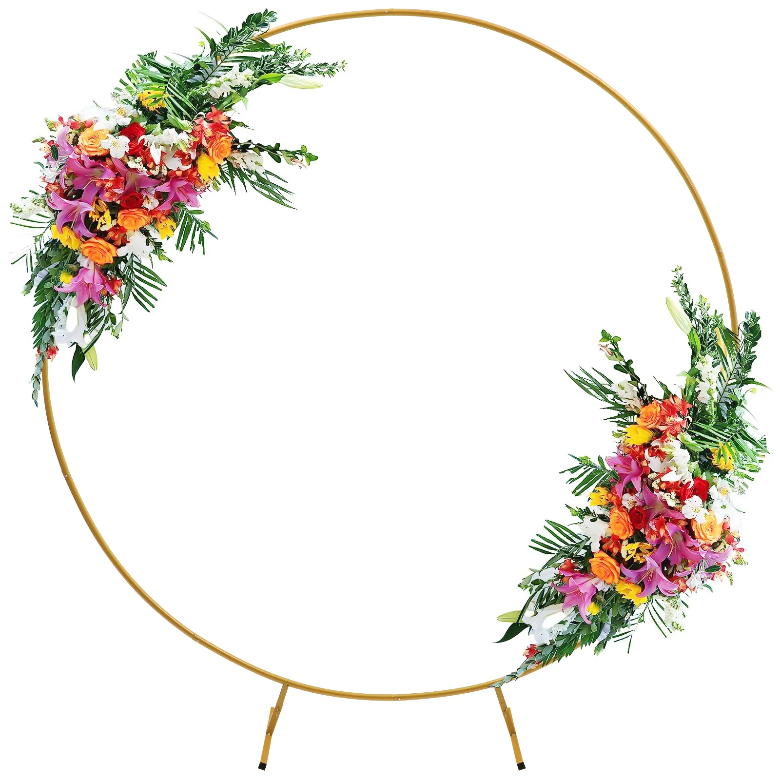 Wedding Arch stand Balloon Arch Frame Round Backdrop Stand Iron Circle Stand Background Decoration
Wedding Arch stand Balloon Arch Frame Round Backdrop Stand Iron Circle Stand Background Decoration