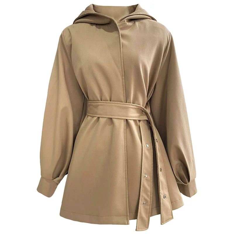 Women Autumn Jacket Coat Hooded For Women's 2022 Fashion Khaki Coat Feminino Casaco Feminino Tops For Women Office Lady clothes
Women Autumn Jacket Coat Hooded For Women's 2022 Fashion Khaki Coat Feminino Casaco Feminino Tops For Women Office Lady clothes