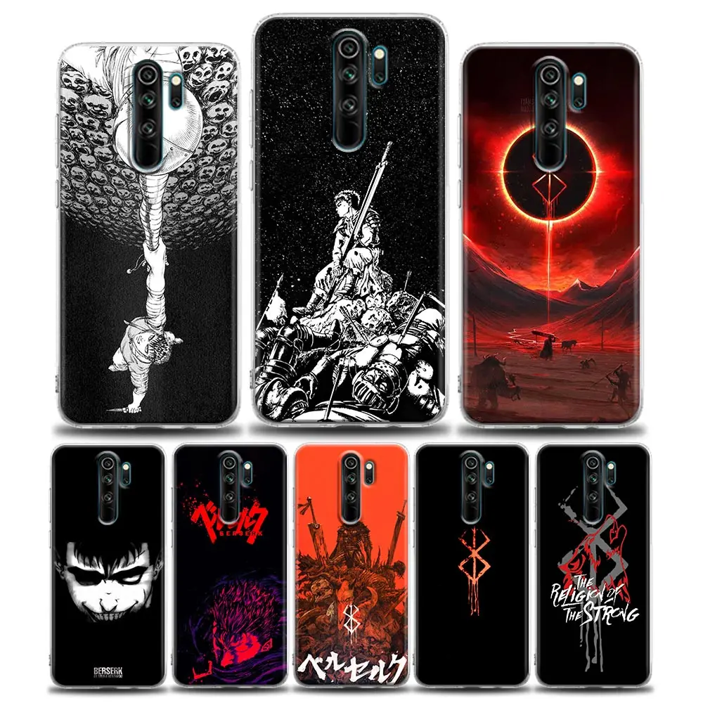 Clear Phone Case for Redmi Note 10 7 8 9 8T Pro Case Redmi 8 8A 9 9C Y3 K20 K30 K40 Silicone Anime Guts Berserk Japanese Manga
Clear Phone Case for Redmi Note 10 7 8 9 8T Pro Case Redmi 8 8A 9 9C Y3 K20 K30 K40 Silicone Anime Guts Berserk Japanese Manga