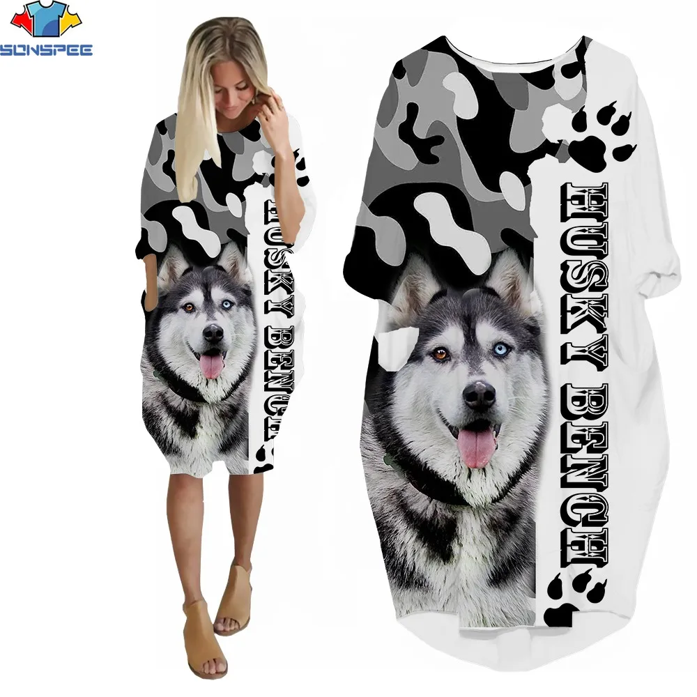 SONSPEE 3D Ladies Summer Over Knee Dress Round Neck Printed Casual Homewear Hip Hop Street Cute Funny Loose Beach New Fashion
SONSPEE 3D Ladies Summer Over Knee Dress Round Neck Printed Casual Homewear Hip Hop Street Cute Funny Loose Beach New Fashion